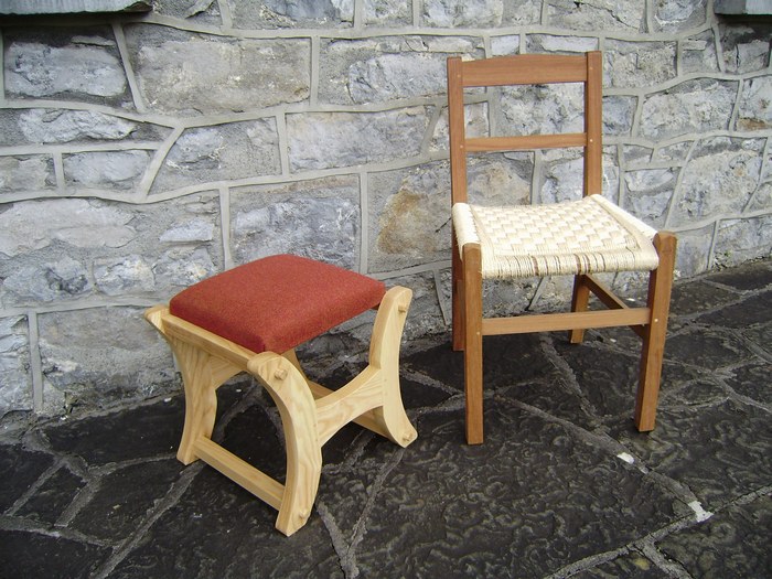 Hunt stool & sugan chair.JPG